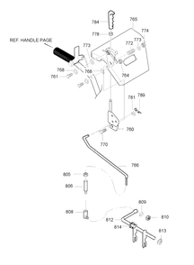 Control Panel Assembly Diagram and Parts List for 6291500X61 (1695366)(2007) Murray Snow Blower