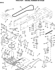 Part Location Diagram of 154778 Murray * KEEPER, Belt Engine Foolproof