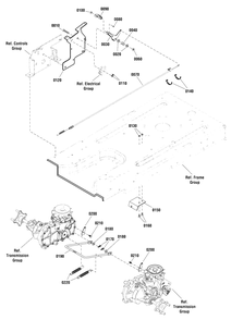 Park Brake Group - Rzt Diagram and Parts List for EZT2042 (2691041-00)(2012) Murray Lawn Tractor