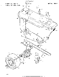 Motion drive Diagram and Parts List for 40601X34A  Murray Lawn Tractor