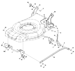 Part Location Diagram of 703772 Murray Bracket Assembly, Rh