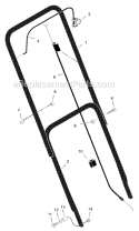 Part Location Diagram of 1101352MA Briggs and Stratton Clip, Cable