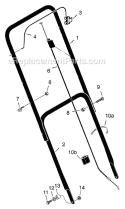 Page A Diagram and Parts List for 201011X99A  Murray Lawn Mower