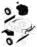 Part Location Diagram of F-98311 Murray Book, Instruction