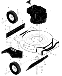 Part Location Diagram of F-98400 Murray Book, Instruction
