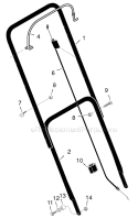 Page A Diagram and Parts List for 201030X00A  Murray Lawn Mower