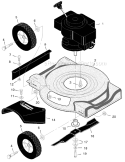 Page B Diagram and Parts List for 201030X00A  Murray Lawn Mower