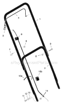 Page A Diagram and Parts List for 20104C  Murray Lawn Mower