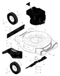 Page B Diagram and Parts List for 20104C  Murray Lawn Mower