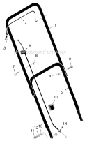 Page A Diagram and Parts List for 20104F  Murray Lawn Mower