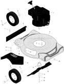 Page B Diagram and Parts List for 20112X92A  Murray Lawn Mower