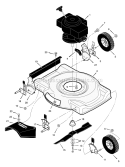 Part Location Diagram of 1101302E701MA Murray Bracket,hndl Supt 22sd B