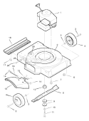 Part Location Diagram of F-98436 Murray Book, Instruction