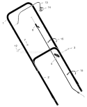 Part Location Diagram of 671940E701MA Murray Handle Lower 20rb P,s