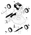 Part Location Diagram of 671990MA Murray Guard, Rear