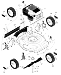 Part Location Diagram of F-98402 Murray Instruction Book
