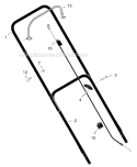 Page B Diagram and Parts List for 204210X8E  Murray Lawn Mower