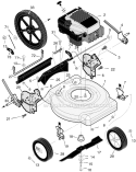 Part Location Diagram of 1101244E701MA Murray Bracket, Hndle Supt Blac