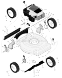 Page B Diagram and Parts List for 204211X194A  Murray Lawn Mower