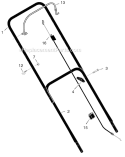 Page B Diagram and Parts List for 204212X92B  Murray Lawn Mower