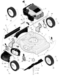 Page B Diagram and Parts List for 20455X30F  Murray Lawn Mower