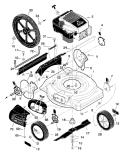 Part Location Diagram of F-98588 Murray Instruction Book