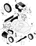 Part Location Diagram of 1102123E700MA Murray Bracket, Left Handle
