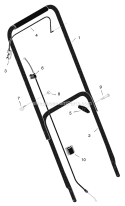 Part Location Diagram of 071294 Murray Knob, Plastic