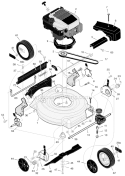 Page B Diagram and Parts List for 20616X50H  Murray Lawn Mower
