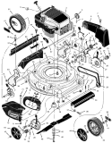 Page B Diagram and Parts List for 206310X192A  Murray Lawn Mower