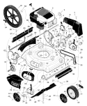 Part Location Diagram of 672593E701 Murray Bracket, Left Handle