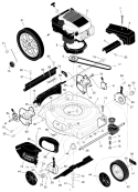 Page B Diagram and Parts List for 207610X52A  Murray Lawn Mower