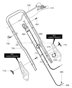 Part Location Diagram of 323035MA Murray Screw,1/4-20x2.0 Phpn