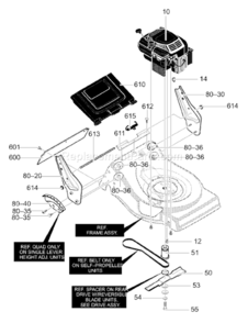 Part Location Diagram of 671058MA Murray Adapter, Blade 21-inch1s