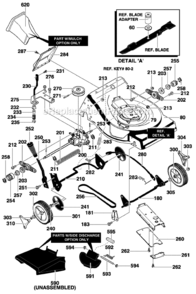 Page B Diagram and Parts List for 218910X43F  Murray Lawn Mower
