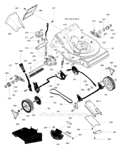Part Location Diagram of 20864MA Briggs and Stratton RING RET E .39X.04TR