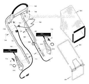 Part Location Diagram of 1101428MA Murray Cable
