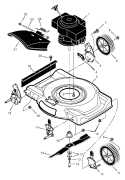 Part Location Diagram of F-98524 Murray Deflector, Chute
