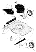 Part Location Diagram of F-040400LMA Murray Book, Instruction