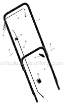 Page A Diagram and Parts List for 22117X194B  Murray Lawn Mower