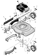 Part Location Diagram of 7100851AYP Murray Lawn Mower Mulching Blade (20 In)