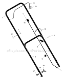 Page B Diagram and Parts List for 22265X8C  Murray Lawn Mower