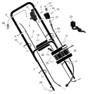 Part Location Diagram of 671958MA Murray Battery Assembly