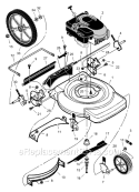 Page B Diagram and Parts List for 22305X31B  Murray Lawn Mower