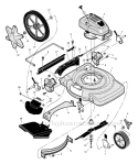 Page B Diagram and Parts List for 223230X692A  Murray Lawn Mower