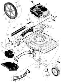 Part Location Diagram of 1102122E700 Murray Bracket, Right Handle
