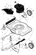 Part Location Diagram of F-98452 Murray Manual