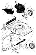 Part Location Diagram of F-98455 Murray Pin, Pivot
