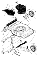 Part Location Diagram of F-98543 Murray Pin, Pivot