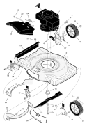 Page B Diagram and Parts List for 224110X18B  Murray Lawn Mower
